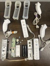 Official OEM Nintendo Wii Nunchuck Controller White Lot Untested Sold As Is Y2