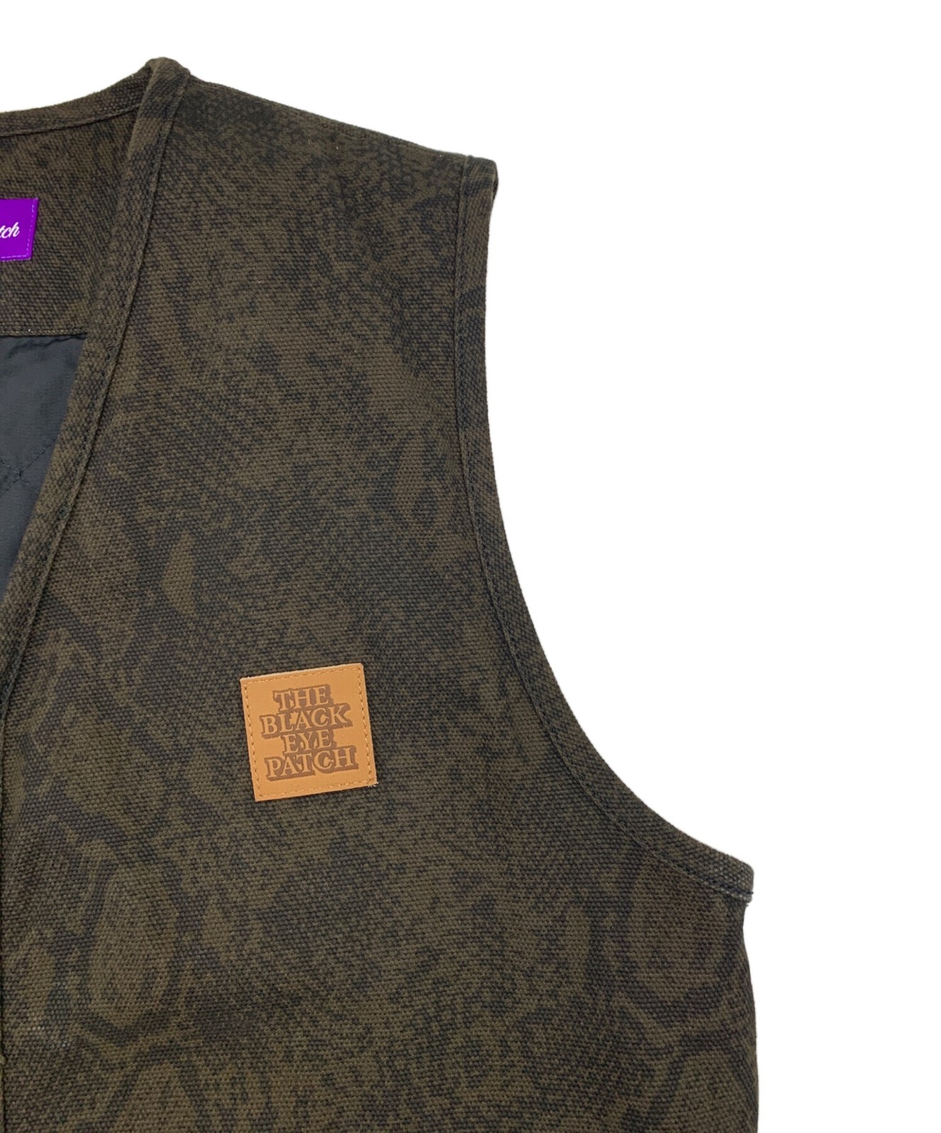 BlackEyePatch Python Patterned Duck Vest Size: S … - image 4