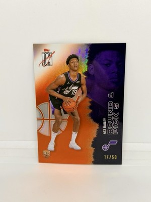 ACE BAILEY Rookie 2025-26 Topps Signature Class Chrome Orange Refractor /50 Jazz