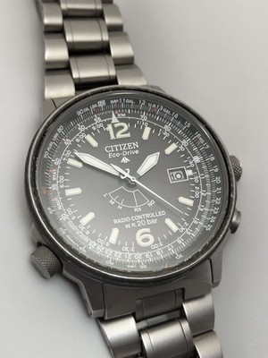 Citizen Promaster H411 Radio Solar Titanium Watch Sky Edition timepiece