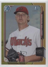 2015 Bowman Draft Chrome Gold Refractor 32/50 Breckin Williams #88 2m4
