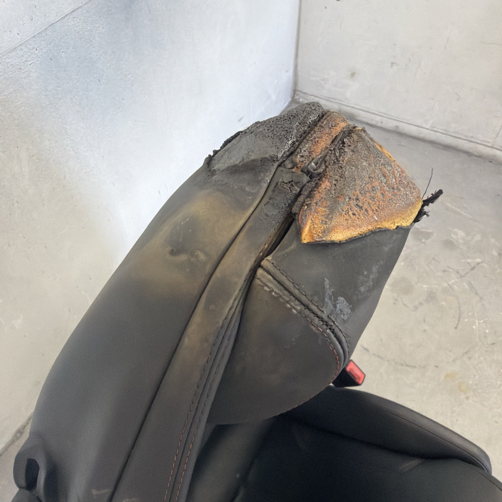 Lamborghini Huracan 2017 Front Right Passenger Seat Cushion Leather 16-19 BURNT