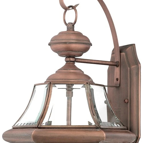 Quoizel NY8317 Brass Newbury 2-Light 20"H Outdoor Wall Sconce With Clear Glass - Picture 3 of 9
