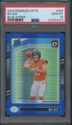 2024 Panini Donruss Optic Blue Hyper #209 Bo Nix RC Rookie Gem Mint PSA 10