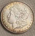 1885 P Morgan Beautiful BU coin, very nice, bright & shiny free ship Sigma test+