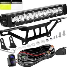 Dual Color Maverick X3 Shock Tower Light Bar w/Mount Bracket and Yellow White