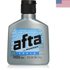 Lightweight Afta After Shave Skin Conditioner, 3 Fl Oz - Fresh Masculine Scent