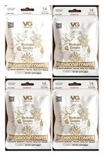 4PK Mushroom Complex Gummies -Vita Globe 14ct Focus Memory Brain Health EX 8/27