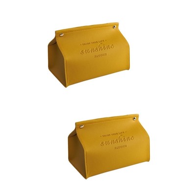  2 Pcs Taschentücher Box Taschentuchspender Papierbehälter Speicherbehälter