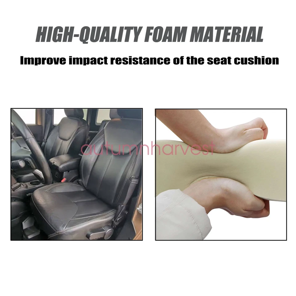 Cojín de espuma para asiento inferior del conductor para Jeep Wrangler Rubicon 2013 2014 2015 2016 Foto 3 de 4