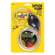 Custom Accessories 36688 Plastic Multicolored Manual Siphon Pump 6 L ft.