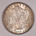 1886-P Morgan SILVER One-Dollar Coin, Extra Fine Condition
