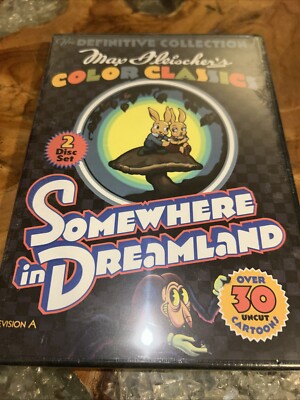 SOMEWHERE IN DREAMLAND NEW SEALED DVD MAX FLEISCHER CARTOON