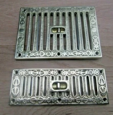 ORNATE VINTAGE STYLE Ventilation Grille Wall Air Vent open shut cover 
