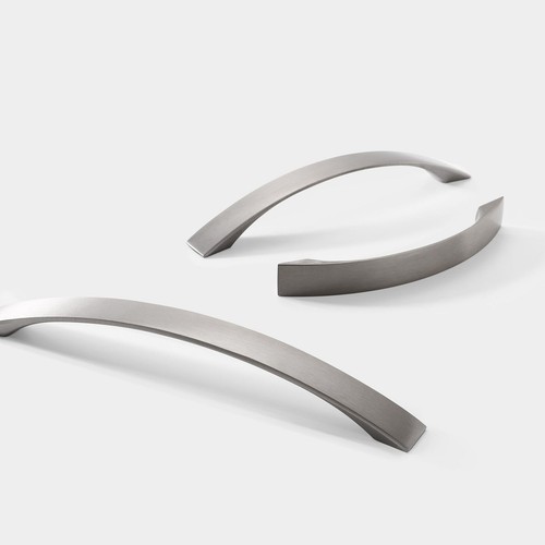 Silver Brushed Nickel Cabinet Handles Bar Pulls Kitchen Drawer Furniture Handles - Picture 5 of 15