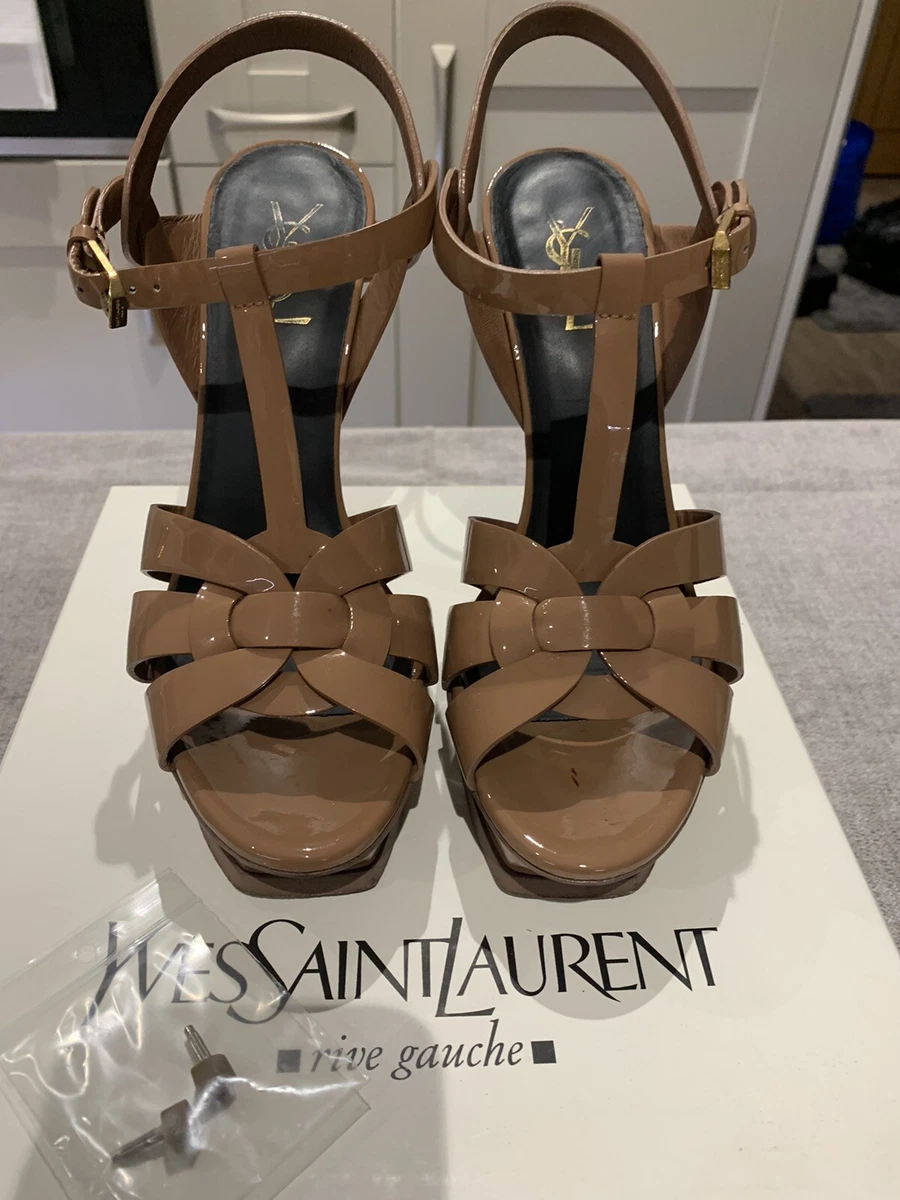 Ysl nude sandals new arrivals