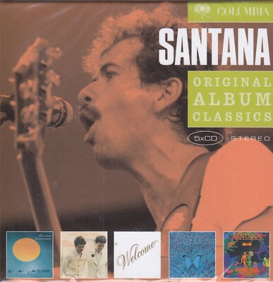 Santana / Caravanerai, Welcome, Borboletta, Amigos, Love Devotion  (5 CDs,OVP)
