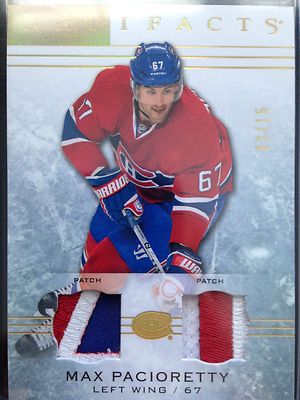 2014-15 Artifacts Max Pacioretty Dual Patch Spectrum /15