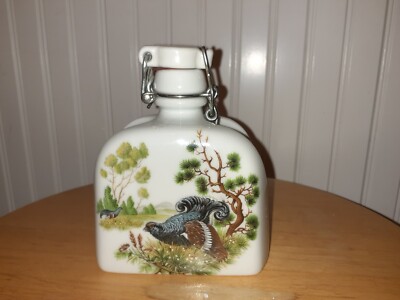 Rauschert Porcelain Bavarian Villages Quail Container/Canister West Germany