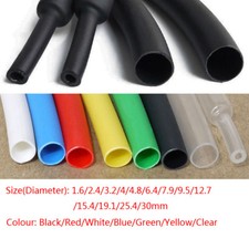 Φ1.6-30mm Heat Shrink Tube 3：1 Heatshrink Shrinkable Tubing Wire Sleeve -7Color
