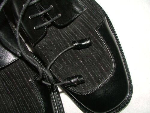 NEW WOB MEZLAN LOAFERS SHOES SIZE 9 M LEATHER BLACK SOLID #520 - Picture 2 of 6