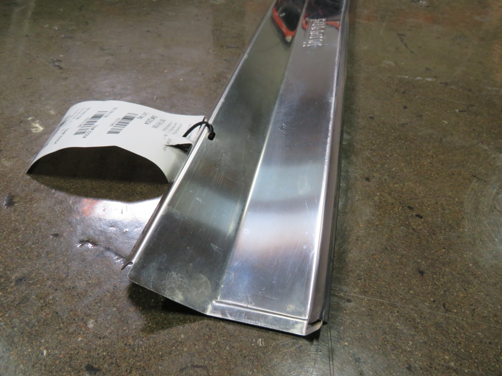 Ferrari F430, Spider, Coupe, LH, Stainless Door Step Plate, Used, P/N 68146600