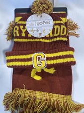 Harry Potter Beanie Hat And Scarf Set, GRYFFINDOR One Size