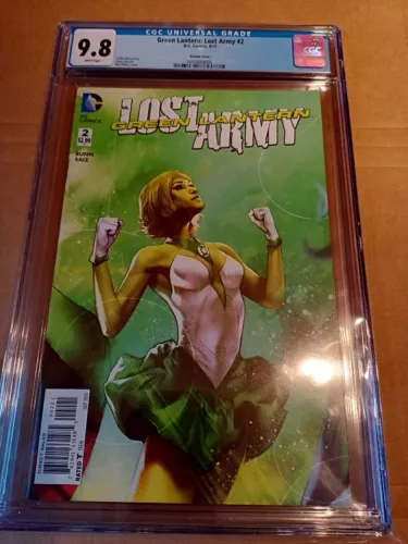 GREEN LANTERN: LOST ARMY #2 CGC 9.8 BEN OLIVER VARIANT L@@K!! HIGHEST GRADE!! 