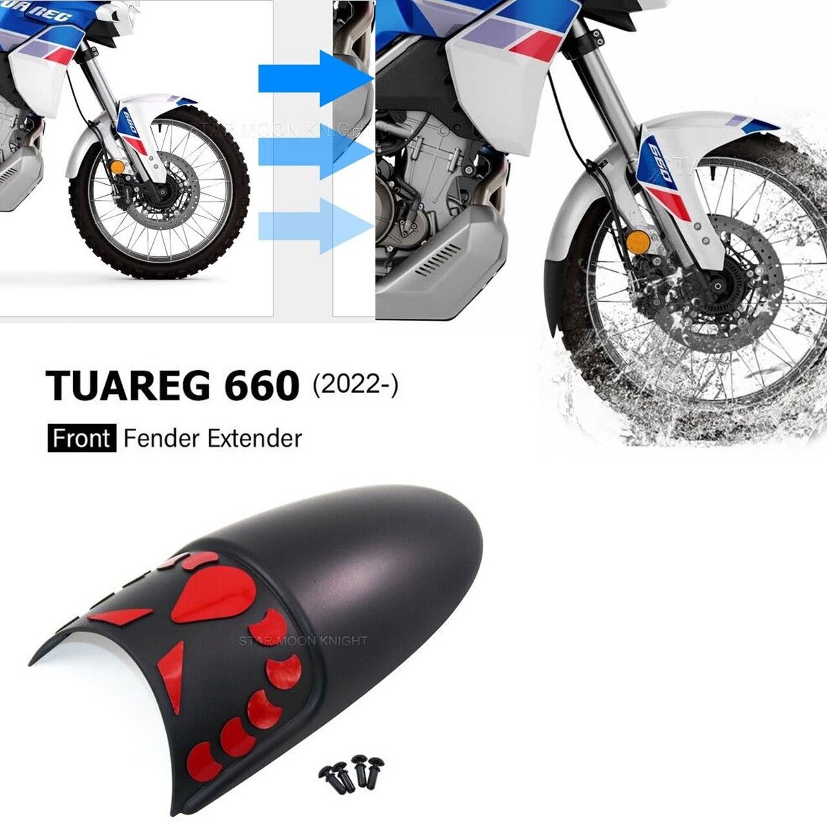 Front Fender Extender For Aprilia Tuareg 660 Tuareg660 2022