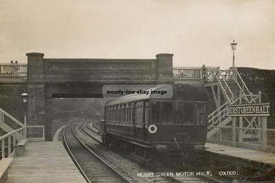 rp16402 - Hurst Green Halt Railway Station, Oxted, Surrey - Print 6x4