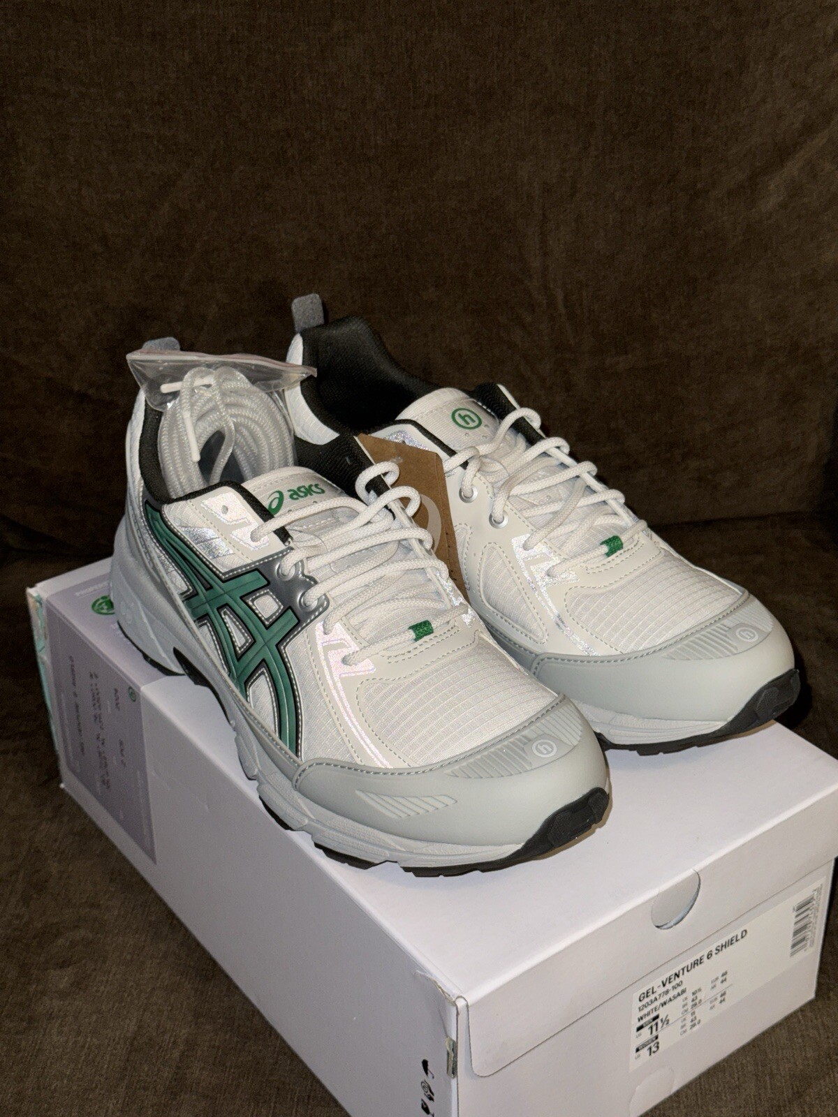 Asics x Hidden NY Gel Venture 6 Shield Wasabi )ComplexCon Exclusive) New SZ 11.5