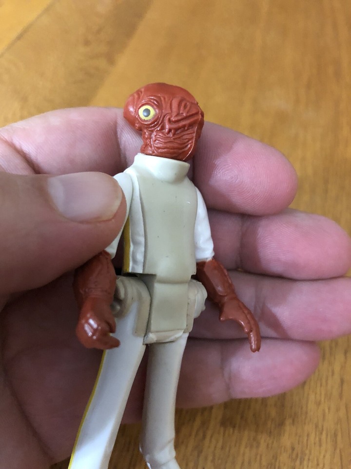 VINTAGE 1982 STAR WARS ADMIRAL ACKBAR ACTION FIGURE HONG KONG TOY eBay