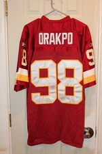 burgundy Washington Redskins Brian Orakpo (98) stitched Reebok jersey - XL / 52