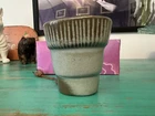 Frankoma Pottery Bug Zapper In Woodland Moss. Rare Vintage