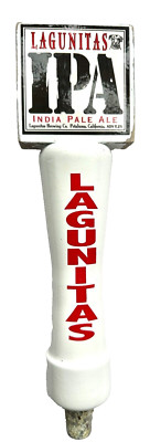 LAGUNITAS - IPA - INDIA PALE ALE - BEER TAP HANDLE - TALL 10'' (White)