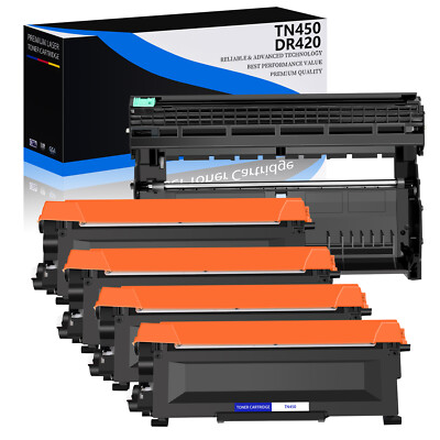 TN450 Toner DR420 Drum Unit for Brother HL2240 2242D 2270DW MFC7360N High Yield