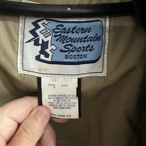 vtg Earth Mtn. Sports Boston Gore-Tex Men’s LG blue Thinsulate 3M Zip/Metal snap - Picture 8 of 10