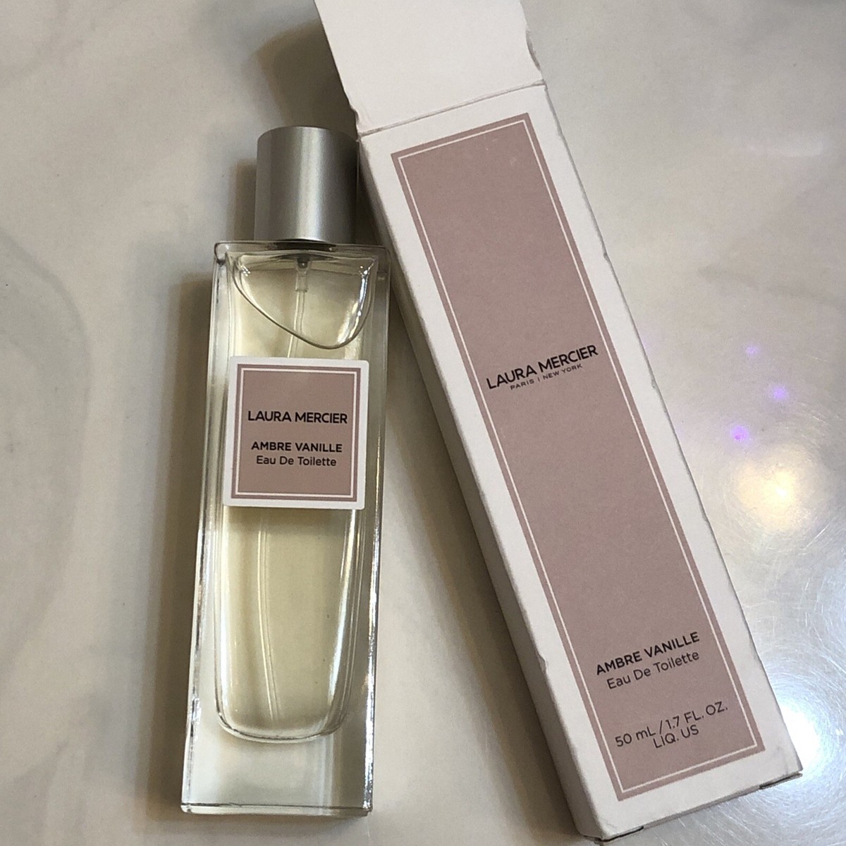 【ほぼ新品】LAURA MERCIER AMBRE VANILLE 50ml Laura Mercier ~ Ambre Vanille ~ Eau De Toilette Spray ~ 1.7