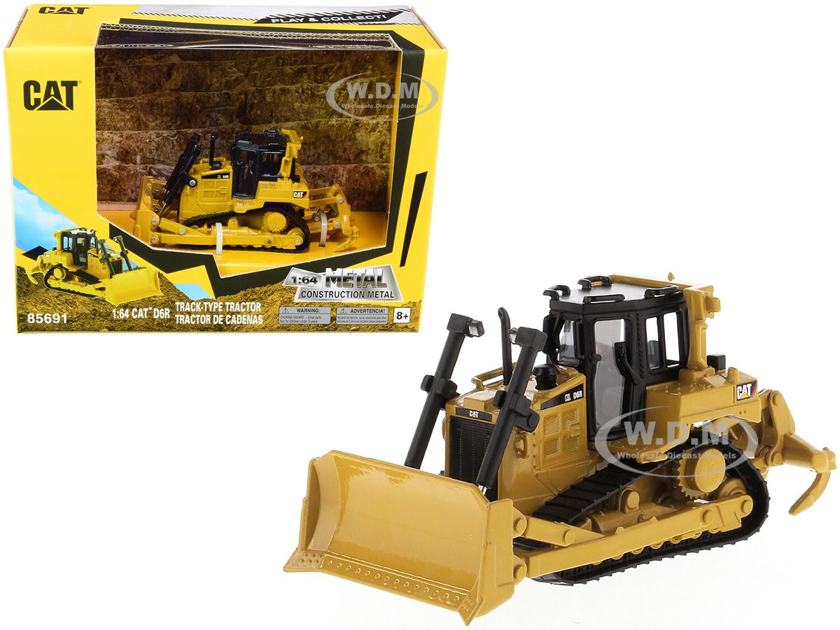CAT CATERPILLAR D6R TRACK-TYPE TRACTOR 1/64 MODEL BY DIECAST