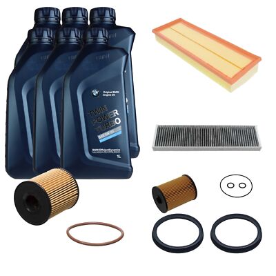 FEBI BILSTEIN Inspektionspaket 6L BMW Oil Twin Power Turbo 5W-30 für Mini R56