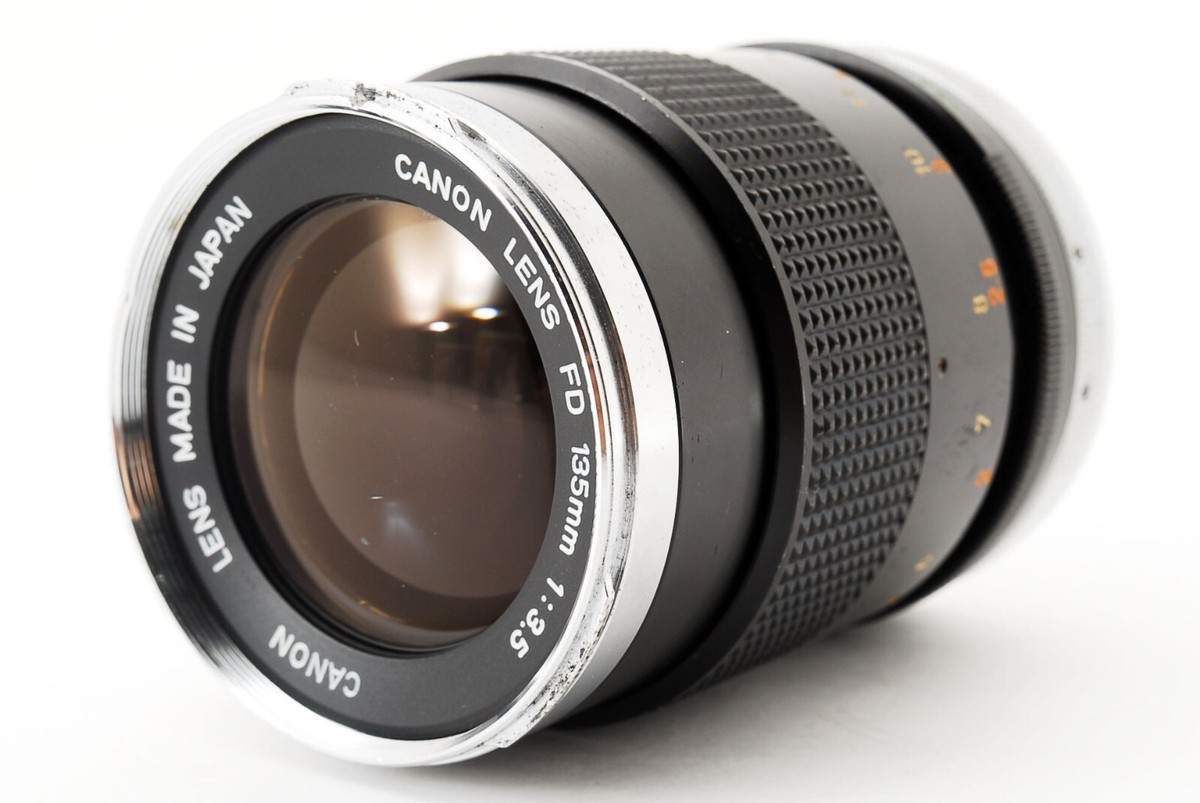 CANON LENS FD 135mm 3.5 & 50mm 1.4 セット CANON LENS FD 135mm 3.5 & 50mm 1.4 セット Canon FD Lens Set