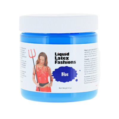 Liquid Latex Fashions Body Paint 4 oz - Blue