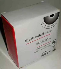 LOT of 40 Electronic Sirens SOLSD 15W Watt Dual Tone Surface Mount Siren