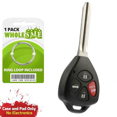 Replacement For 2010 2011 Toyota Corolla Keyless Entry Key Fob Shell Case