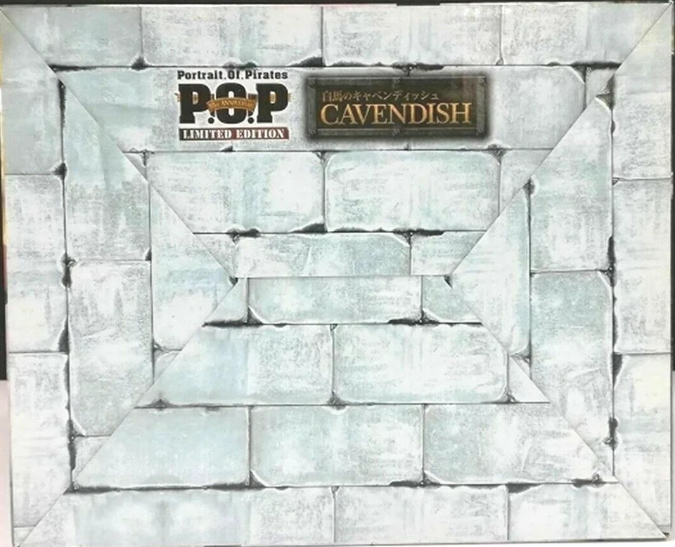 Figura de acción limitada de piratas retrato POP de una pieza estatua juguete Cavendish JP Foto 3 de 4
