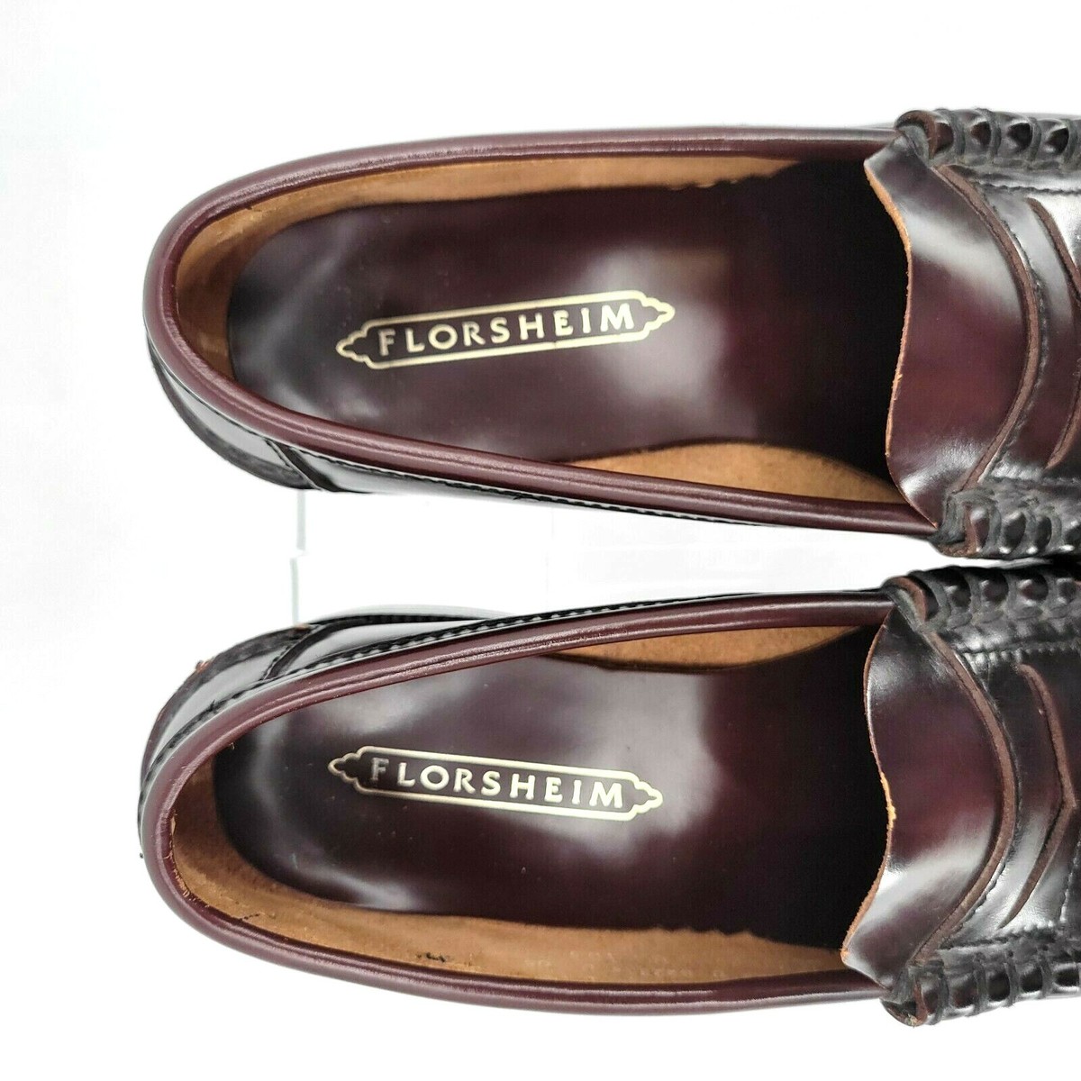 Florsheim 12091-601 Men\'s 8.5 D Cordovan Penny Loafers Dress Shoes-Excellent Florsheim Loafers | eBay main image 4