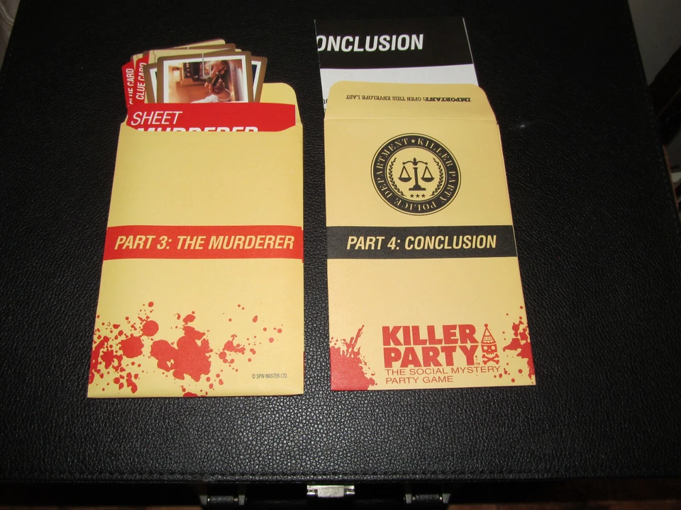 Killer Party Kiss Of Death The Social Mystery Party Juego Resolver el Asesinato Foto 4 de 4
