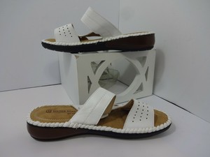 womens white sandals size 8.5