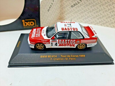 BMW M3 (BASTOS) #-14 F. CHATRIOT-M. PERIN TOUR DE CORSE 1989 IXO