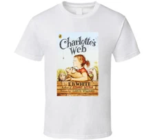 Charlotte's Web Classic Children's Storybook Cover T Shirt